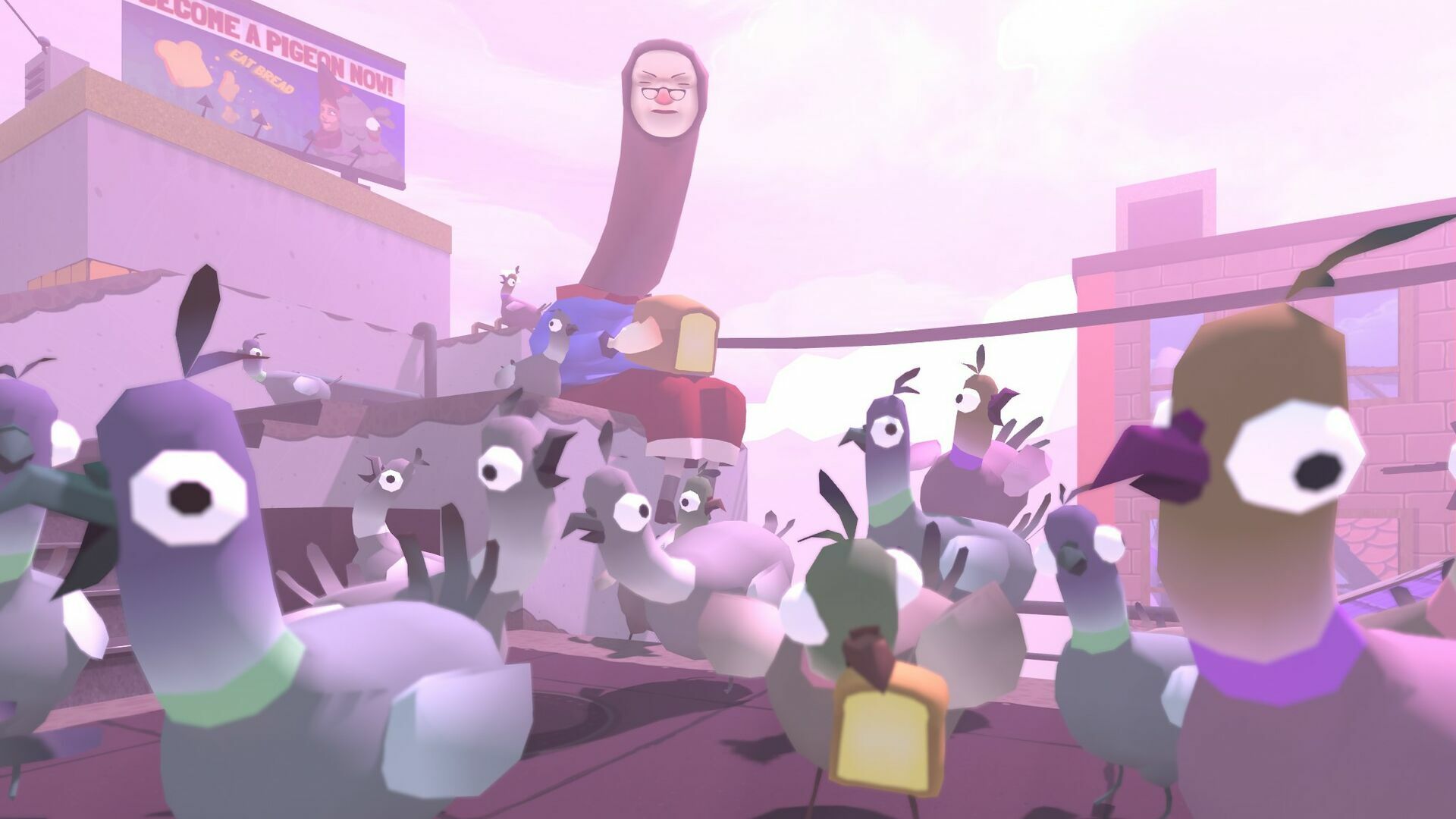 Still from the Game VR Pigeons