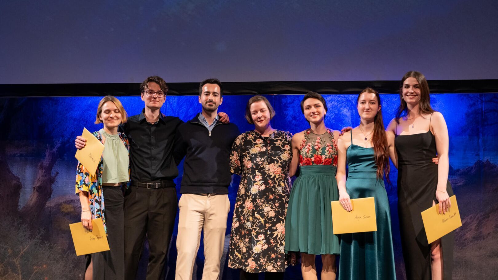 Gruppenbild unserer sechs Character Animation Graduates