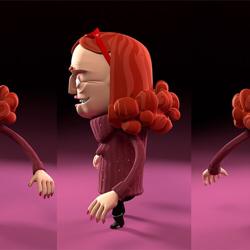 3D model of the mother