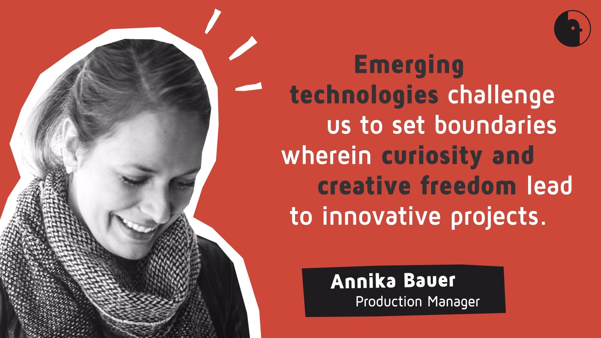 Production Manager Annika Bauer