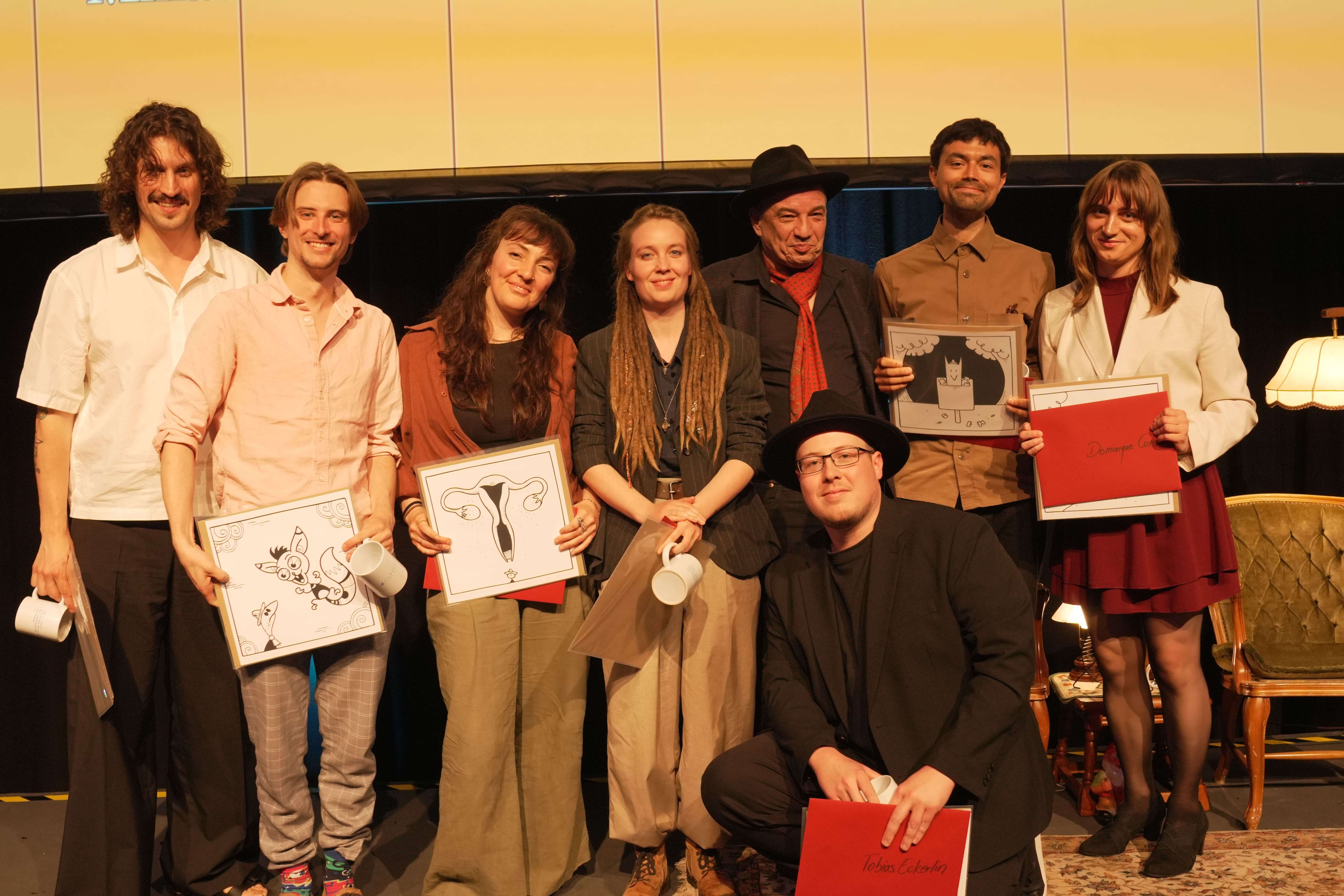 Gruppenbild unserer sechs Animation Directing Graduates